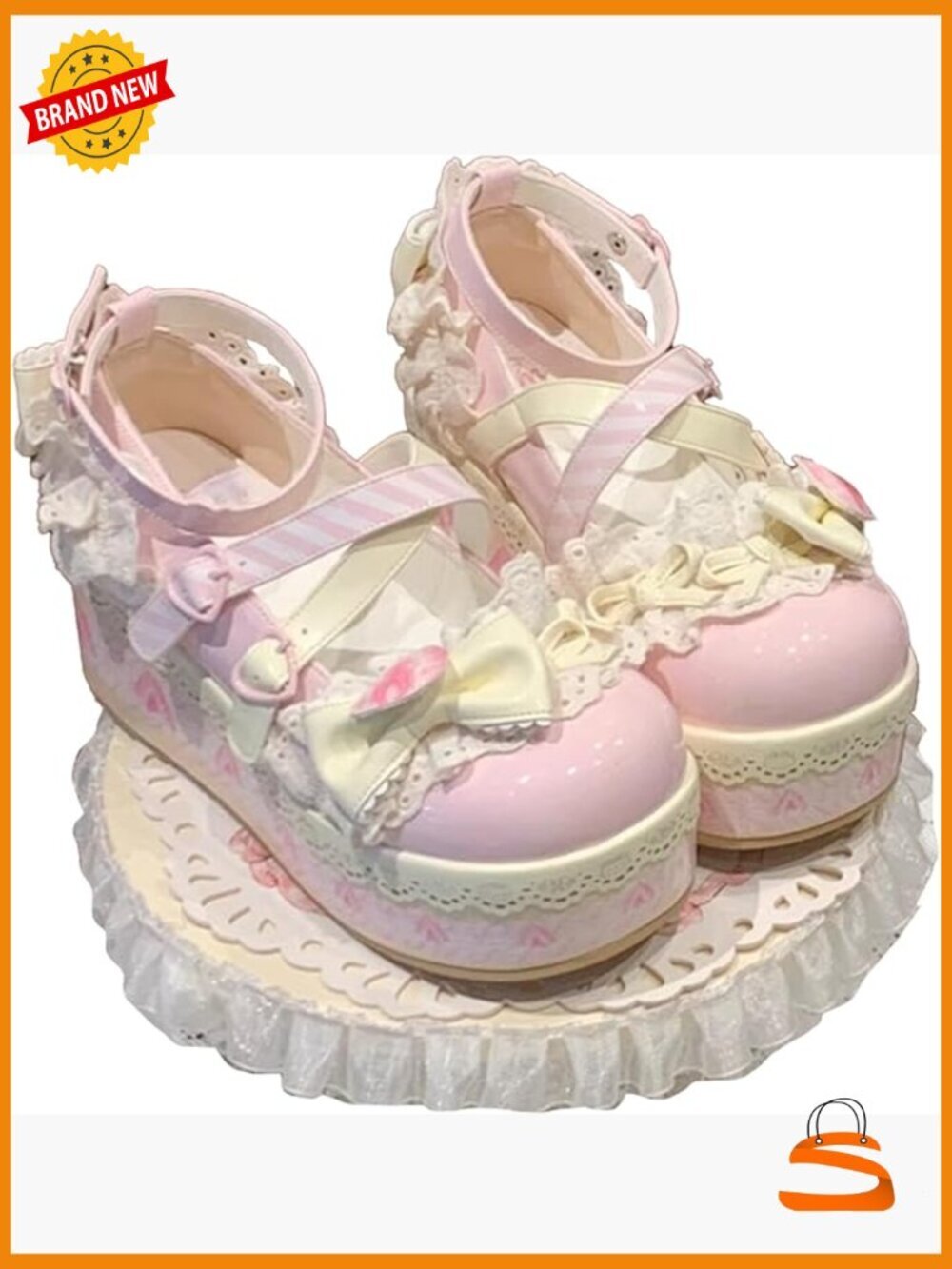 Y2K Lolita Style Chunky Heel Mary Jane Pumps - Platform Oxfords for Women